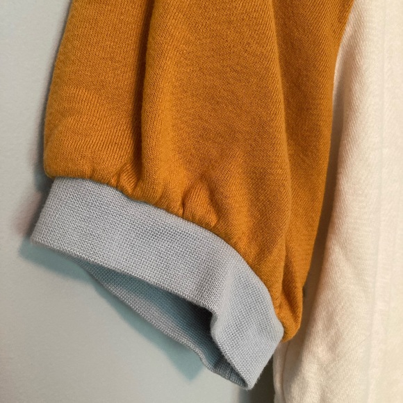 Madewell Colorblock Short Sleeve Sweatshirt Size S - Picture 5 of 7